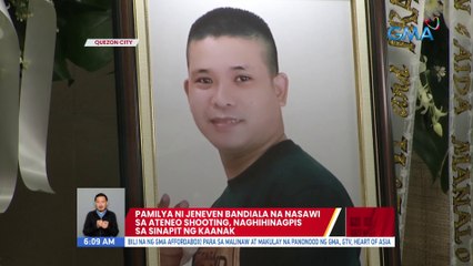 Pamilya ni Jeneven Bandiala na nasawi sa Ateneo shooting, naghihinagpis sa sinapit ng kaanak | UB