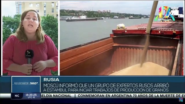 Rusia confirmó inicio de centro de coordinación en Estambul para exportación de granos