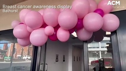 Breast cancer awareness display | July 27 2022 |  Western Advocate