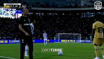 هدف يوفنتوس الثاني في مرمى برشلونة