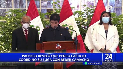Fiscal de la Nación Patricia Benavides: “Quiero anunciar que Bruno Pacheco se entregó a la justicia”