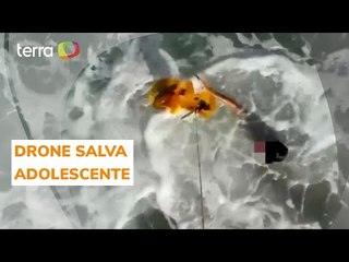Drone salva jovem de 14 anos de afogamento em praia na Espanha