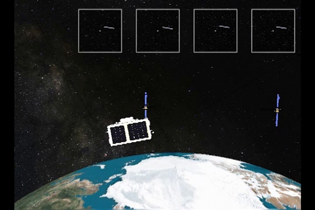 Depicting NEOSSat's mission. Canada is currently building NEOSSat (the Near-Earth Object Surveillance Satellite)