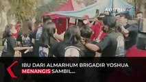 Ibu Brigadir Yoshua Menangis Histeris di Area Makam Jelang Autopsi Ulang