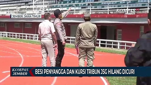 Pasca Porprov Jatim, Besi Penyangga dan Kursi Tribun JSG Hilang Dicuri