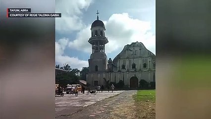 Tải video: Saint Catherine of Alexandria Church in Tayum, Abra after magnitude 7 earthquake