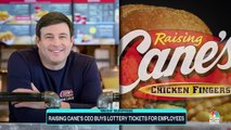 Raising Cane's CEO Buys Lottery Tickets For Employees