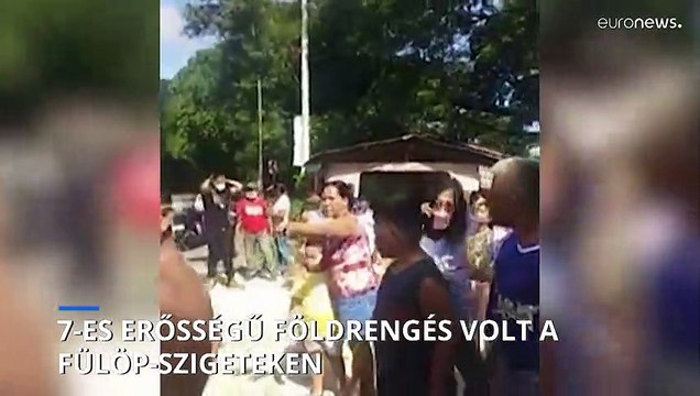 Két ember meghalt, tucatnyian megsérültek a fülöp-szigeteki földrengésben