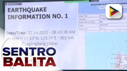 OCD, nagsagawa ng situation briefing sa NDRRMC operations hinggil sa Magnitude 7 na lindol