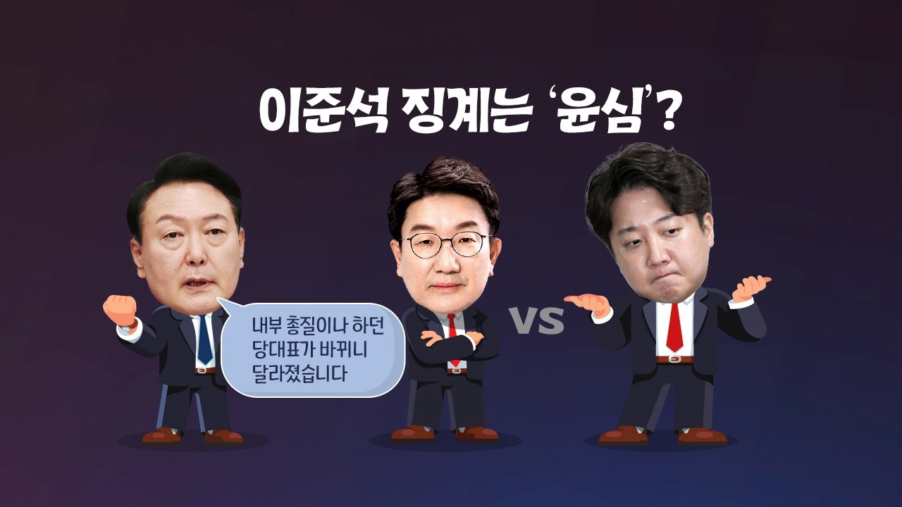 [더정치] 권성동 문자 속 드러난 '윤심'...이준석 OUT 강기훈 IN ? / YTN