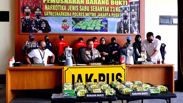 Satresnarkoba Polresta Jakarta Pusat Berhasil Mengungkap Kasus Narkotika Jenis Sabu