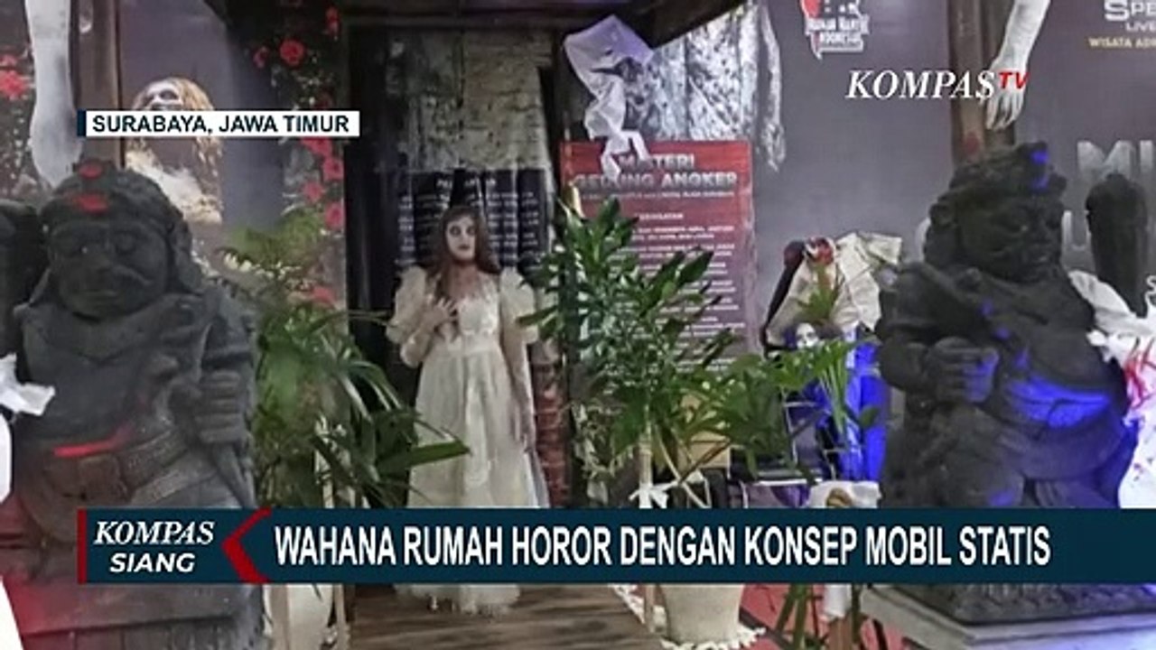 Intip Kengerian Wahana Rumah Hantu Misteri Gedu...