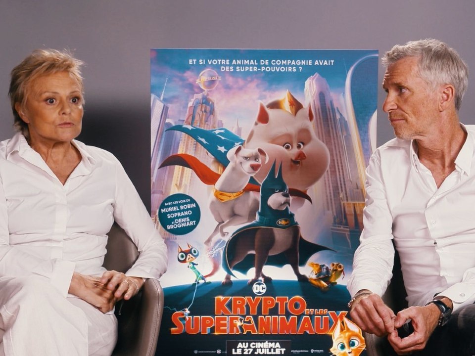Doublage de Krypto et les Super-Animaux : "A un moment tu te mets un peu en danger", confie Denis Brogniart (VIDEO)