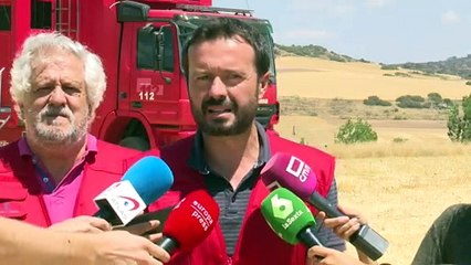 Estabilizado el fuego de Humanes (Guadalajara), que pasa a nivel 1