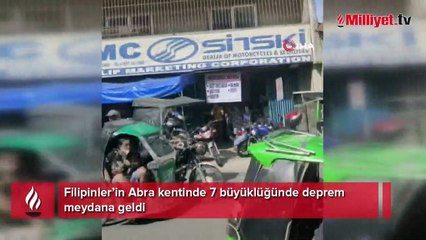 Filipinler’de 7 büyüklüğünde deprem