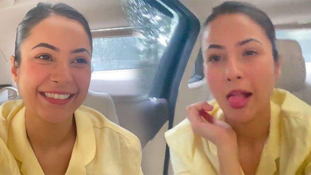 Shehnaz Gill Inside Car Funny Video,Driver से Interview कराते ...| Boldsky *Entertainment