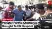 WB Minister Partha Chatterjee, Arpita Mukherjee Brought To ESI Hospital For Medical Examination