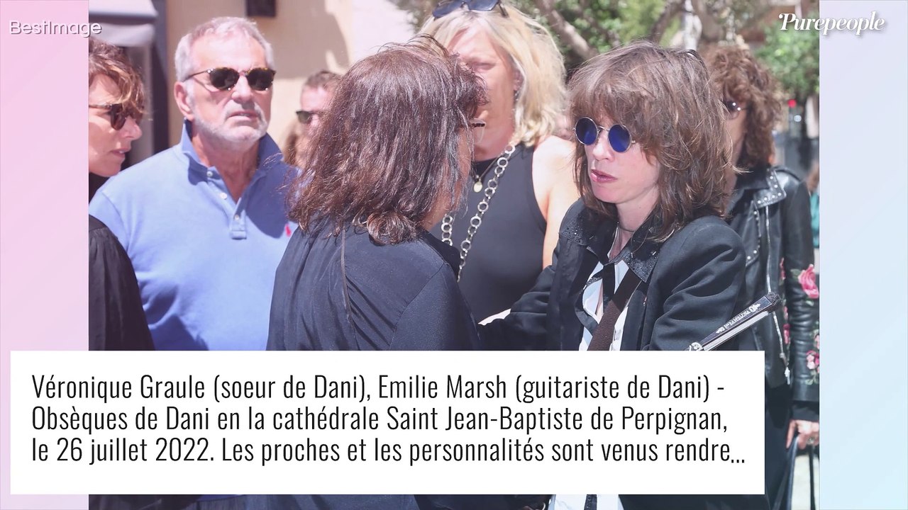 "Je suis si triste..." : L'émotion de Mathilde Seigner aux obsèques de Dani