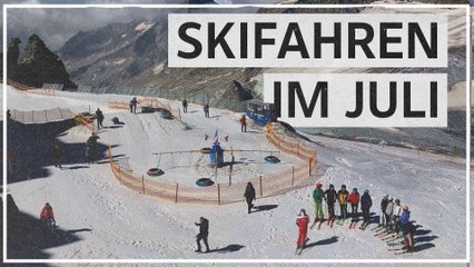 Skifahren am Hintertuxer Gletscher