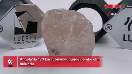 Angola'da 170 karat büyüklüğünde pembe elmas bulundu