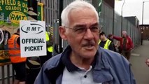 Do you agree with the national rail strike? David Walsh speaking to people at Sheffield station this morning