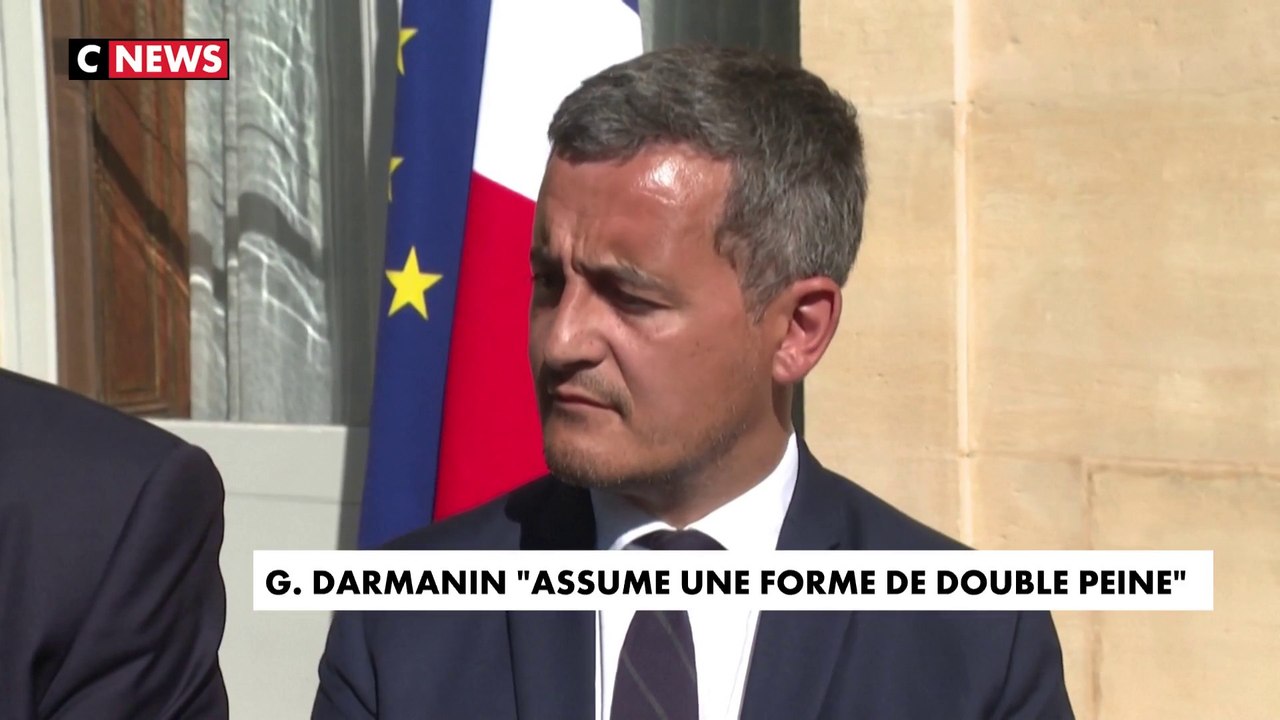 Expulsion des délinquants étrangers : Gérald Darmanin dit assumer une «forme de double peine»
