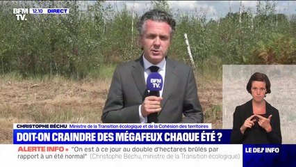 Pour lutter contre les incendies, Christophe Béchu annonce "rajouter 300.000 euros" à la campagne de prévention