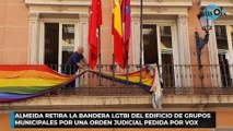 Almeida retira la bandera LGTBI del edificio de grupos municipales por una orden judicial pedida por Vox