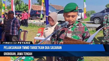 Polres Grobogan Laksanakan TNI Manunggal Membangun Desa (TMMD) Reguler Ke-114 & Sengkuyung Tahap II TA 2022