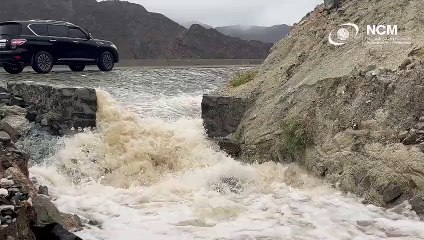 NCM - waterfall due to rain