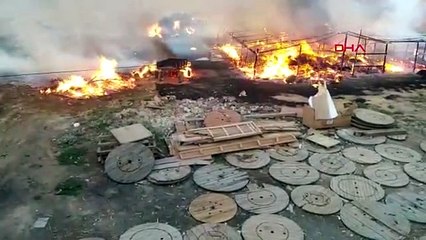 AĞIL YANGININDA, 12 YAŞINDAKİ HAMZA ÖLDÜ