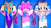 Nya! Arigato Dance Meme Challenge - Minecraft Animation - Aphmau and Mommy Long Legs (Love Story)