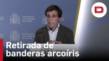 Almeida defiende la retirada de banderas arcoíris en el Edificio de Grupos