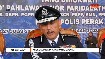 Bayi Maut | Anggota polis ditahan bantu siasatan