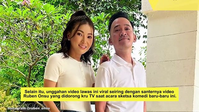 Video Of The Day: Viral Ruben Onsu Siram Vicky Prasetyo, Citayam Fashion Week Dibubarkan