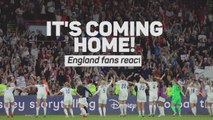 'It's definitely coming home this year' - England celebrate semi-final victory