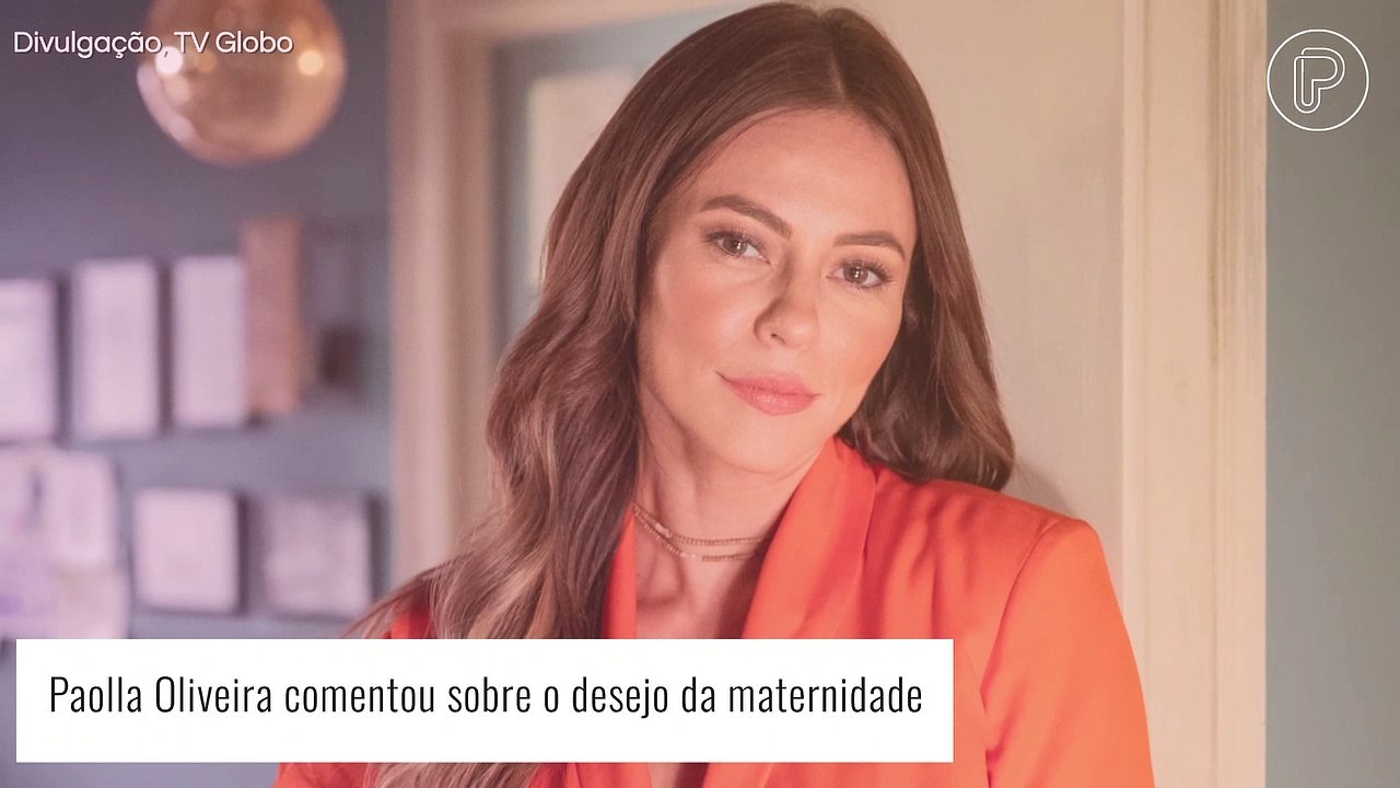 Paolla Oliveira grávida? Atriz revela que maternidade faz parte dos seus planos: 'Meu futuro'