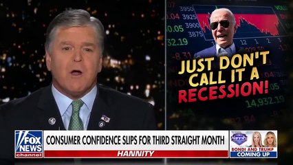 Sean Hannity- The White House is trying to rewrite the definition of recession