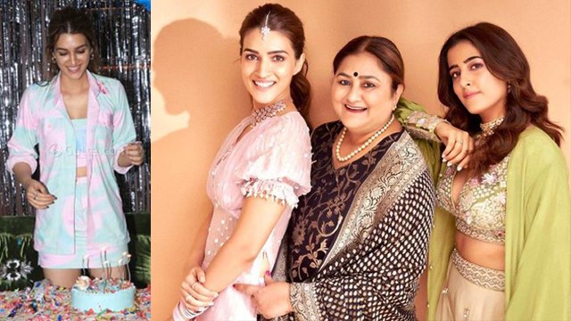 Kriti Sanon 27 Birthday Celebration पर Sister Nupur Mother Geeta Emotional Post Viral| Entertainment