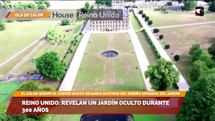 Reino Unido: revelan un jardín oculto durante 300 años