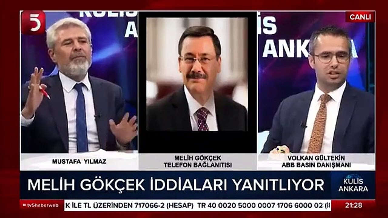 Mansur Yavaş'ın danışmanı ve Melih Gökçek canlı yayında Bir anda kahkaha atınca: "Abi bu normal değil yaa..."
