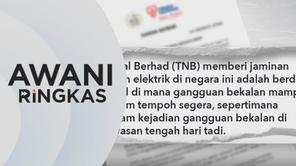 Download Video: AWANI Ringkas: TNB jamin bekalan elektrik stabil | Tiada lagi MoU baharu antara PH dan kerajaan - PM