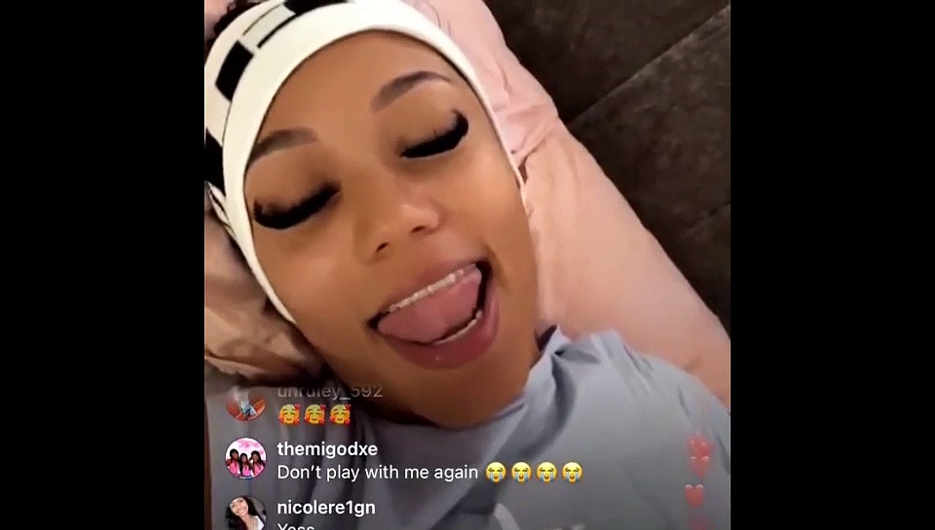 Coi Leray explains being drunk in the tub and said she was in the bathroom  with her friends and her mom - video Dailymotion