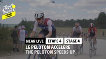 Le peloton accélère / The peloton speeds up - Étape 4 / Stage 4 - #TDFF2022