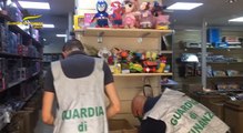 Militello in Val di Catania (CT) - Sequestrati oltre 21mila giocattoli per bambini e materiali elettrici non sicuri (27.07.22)