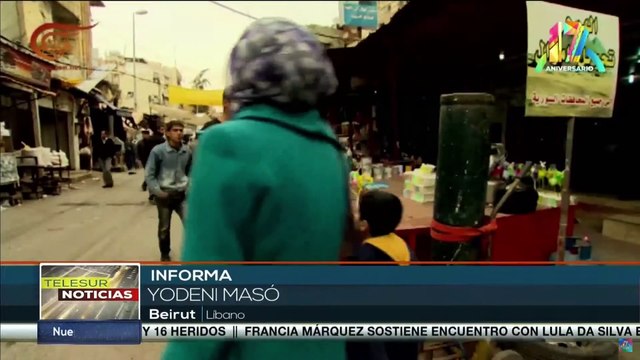 Más de 200 mil palestinos conviven con libaneses en campamentos de refugiados