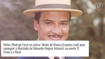 'O Cravo e a Rosa': Heitor cobra promessa de Bianca ao colocar Edmundo em liberdade. 'Beijo'