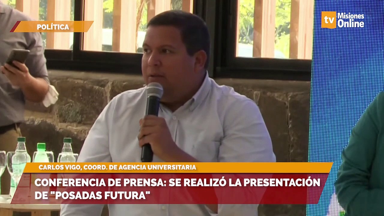 Conferencia de prensa se realizó la presentación de Posadas Futura