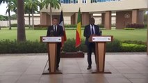 Fransa Cumhurbaşkanı Macron - Benin Devlet Başkanı Talon ortak basın toplantısı