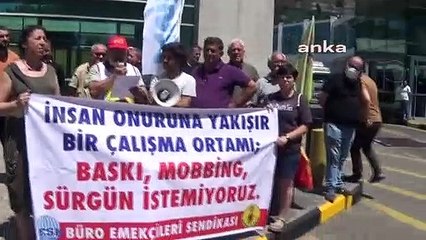 Bes'ten Sarp Gümrük Kapısı'nda "Mobbing" Protestosu